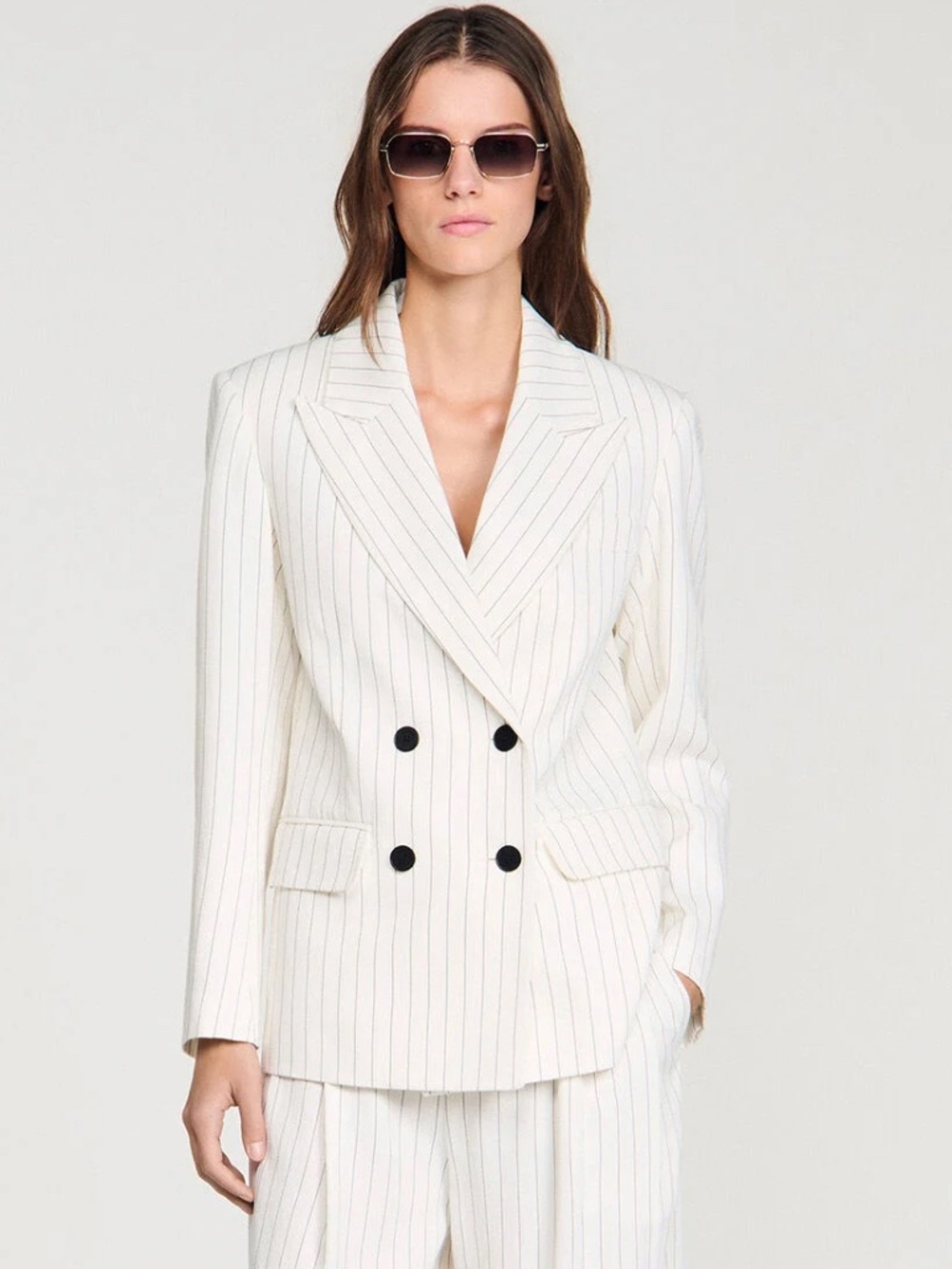 Hudson Striped Tailored Jacket